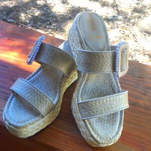 Cute Sam Edelman jute Sandals 👡